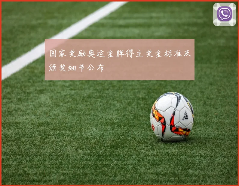 国家奖励奥运金牌得主奖金标准及颁奖细节公布